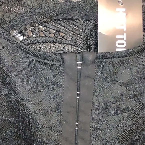 Butterfly Lace Bell Princess Sleeves Cropped Top Bustier close Party Shi… - Picture 10 of 16